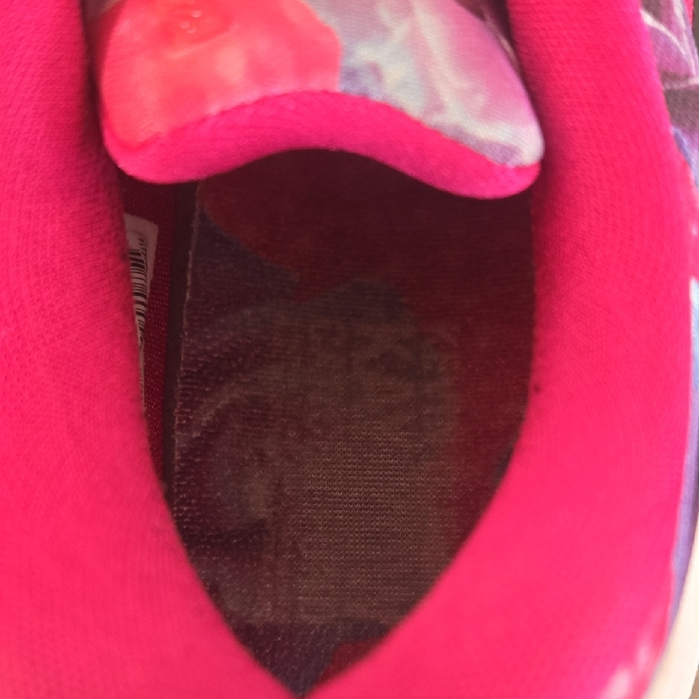 Nike KD 8 "Aunt Pearl" Pink and Purple Floral Basketball Sneakers - Picture 7 of 10